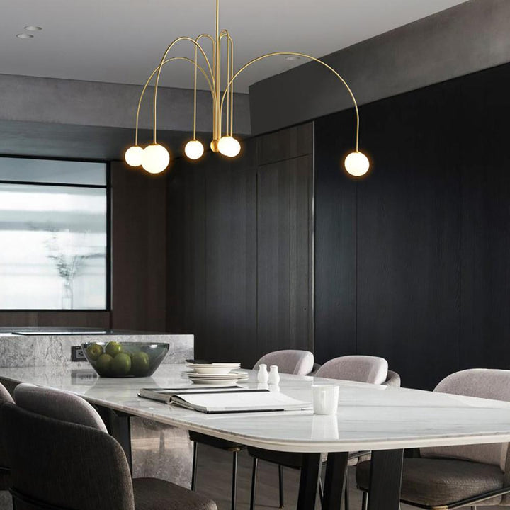 Rivorora lampadario globo moderno