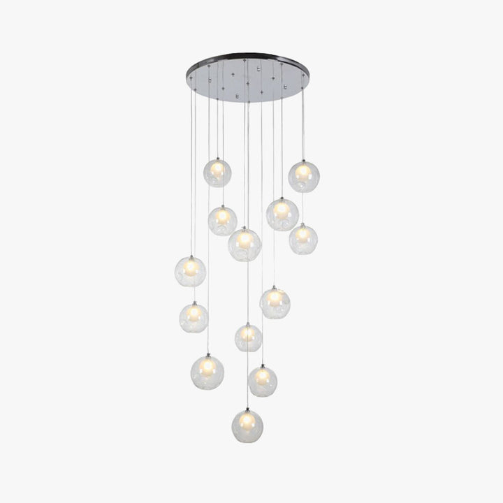 Arisha Multi-teste Globo Cluster Chandelier Vetro Sala da Pranzo Soggiorno