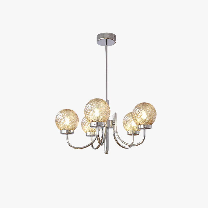 Valentina Moda LED Lanpade a Sospensione Vetro Metallo Camera da Letto
