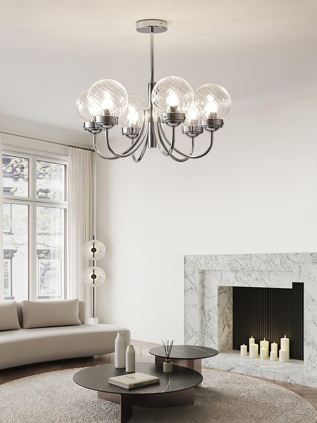 Armiriel Eleganza lampadario in vetro Nordico