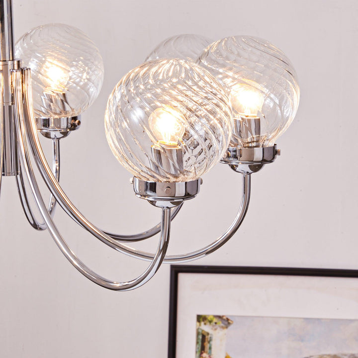Armiriel Eleganza lampadario in vetro Nordico