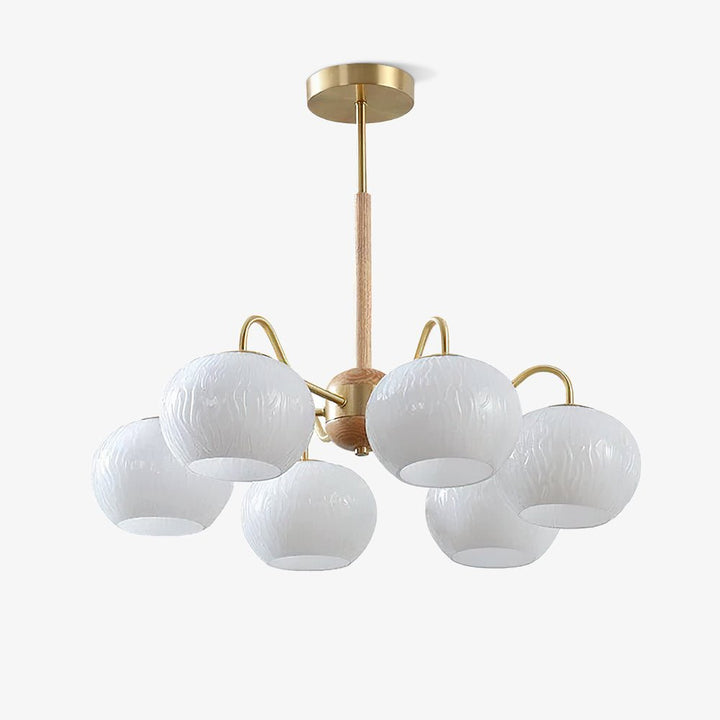 Elyra lampadario elegante in legno