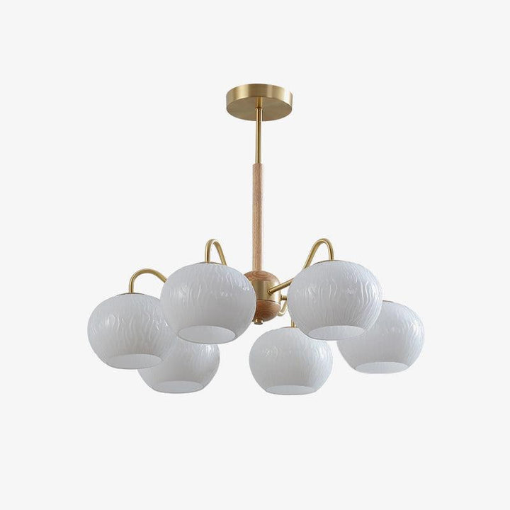 Elyra lampadario elegante in legno