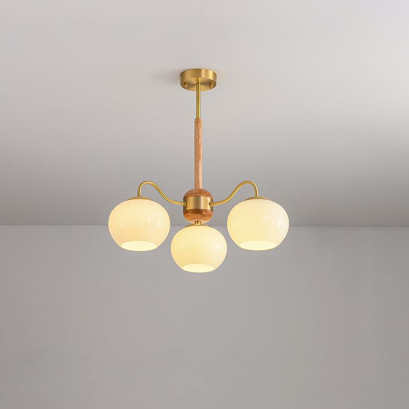 Elyra lampadario elegante in legno