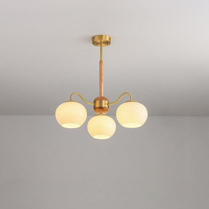 Elyra lampadario elegante in legno