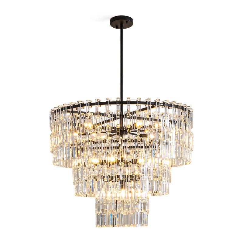 Elyelira lampadario Geometrico in Cristallo