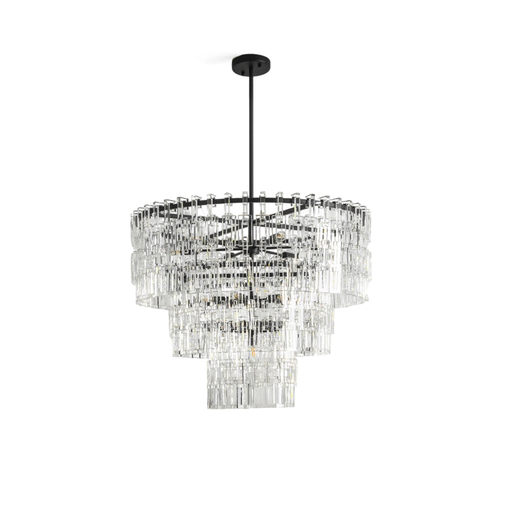 Elyelira lampadario Geometrico in Cristallo