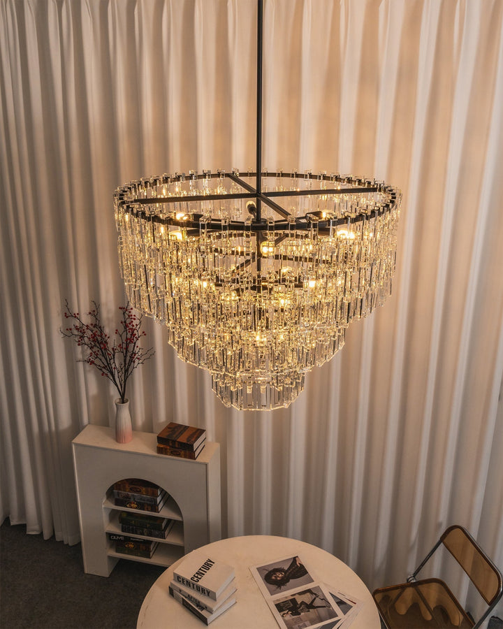 Elyelira lampadario Geometrico in Cristallo