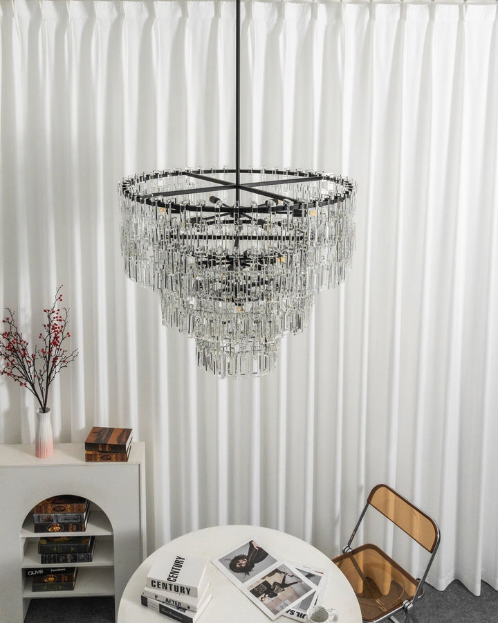 Elyelira lampadario Geometrico in Cristallo