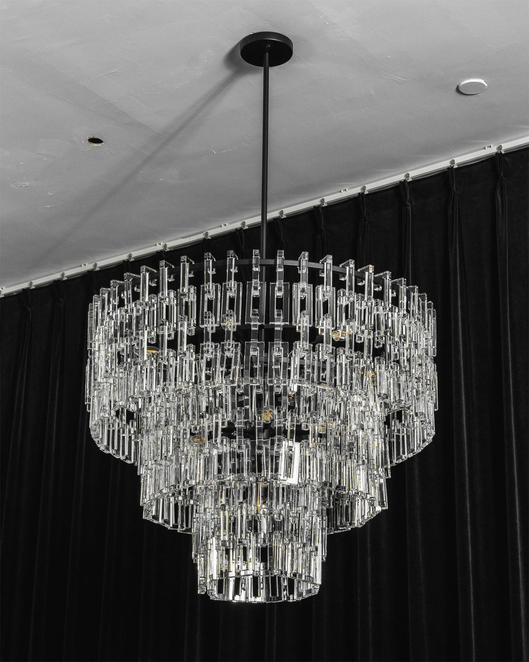 Elyelira lampadario Geometrico in Cristallo