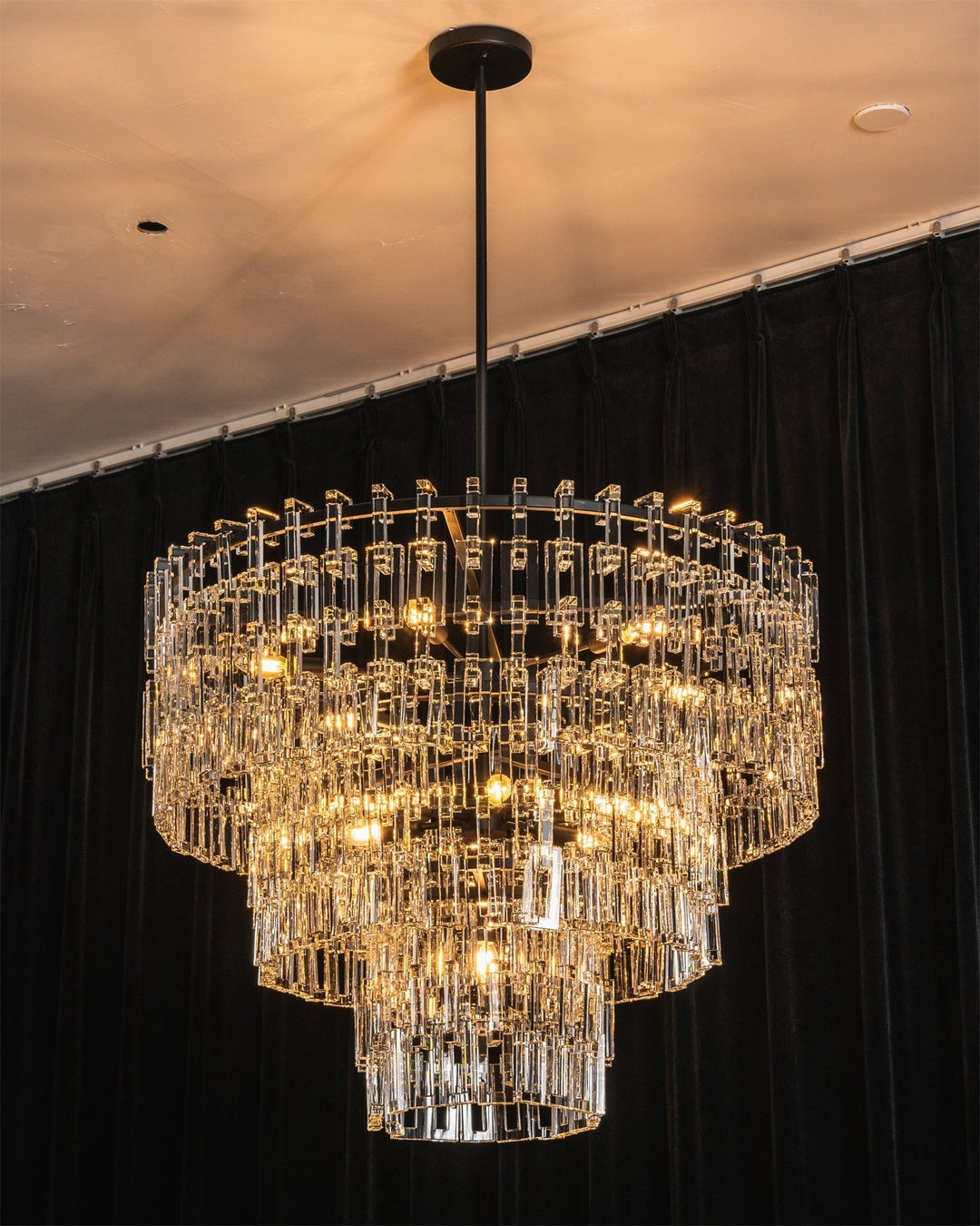 Elyelira lampadario Geometrico in Cristallo