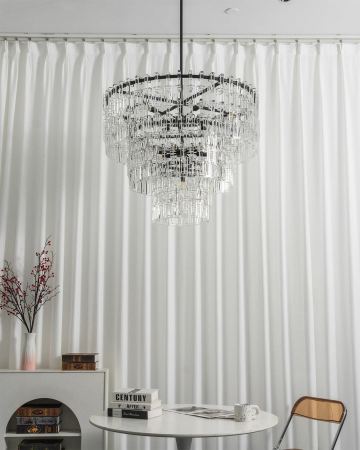 Elyelira lampadario Geometrico in Cristallo