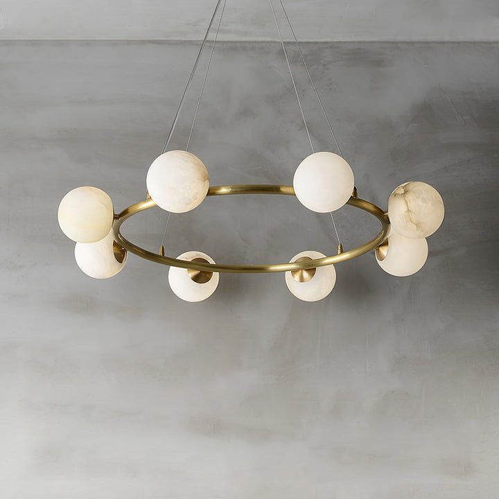 Helix lampadario alabastro globo Halo
