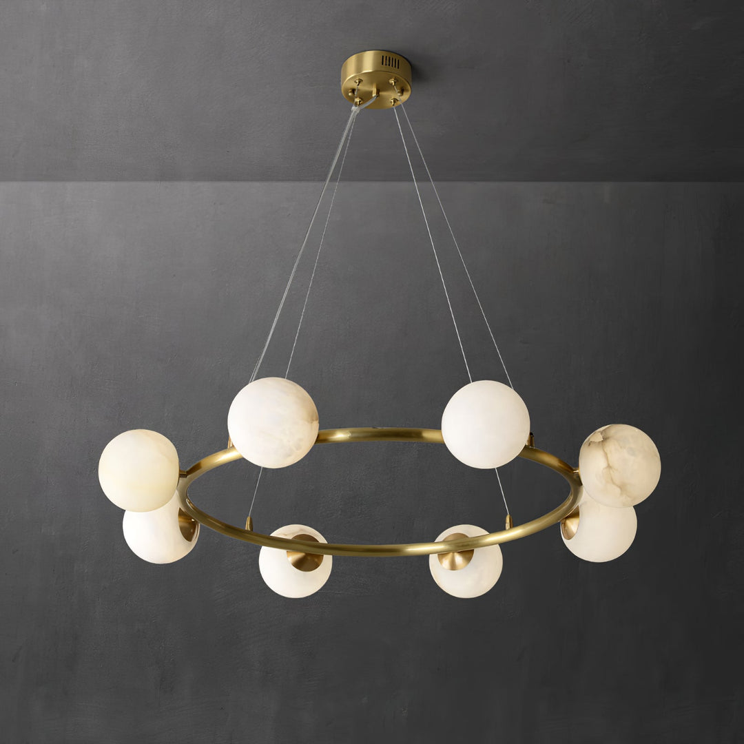 Helix lampadario alabastro globo Halo
