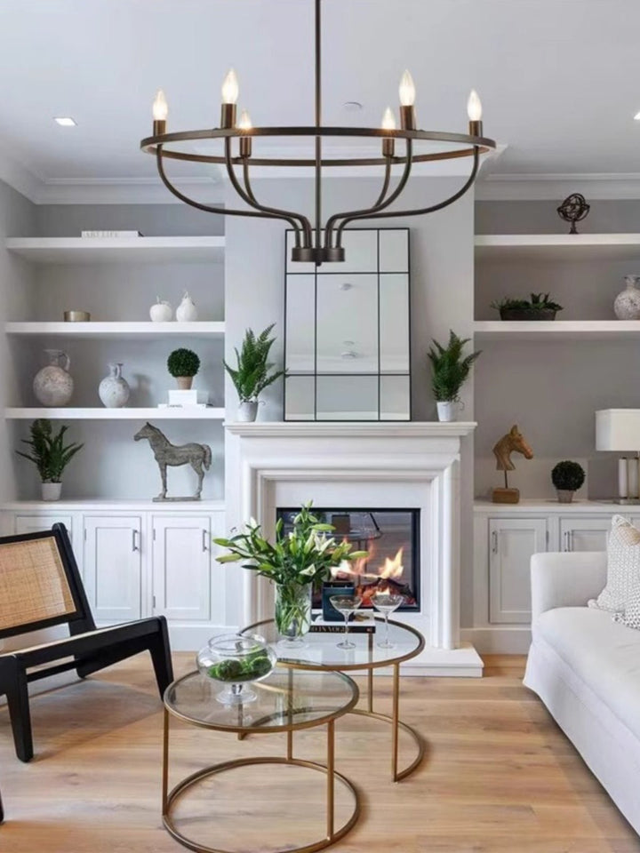 Aurinella lampadario in ottone Oro Candelabra