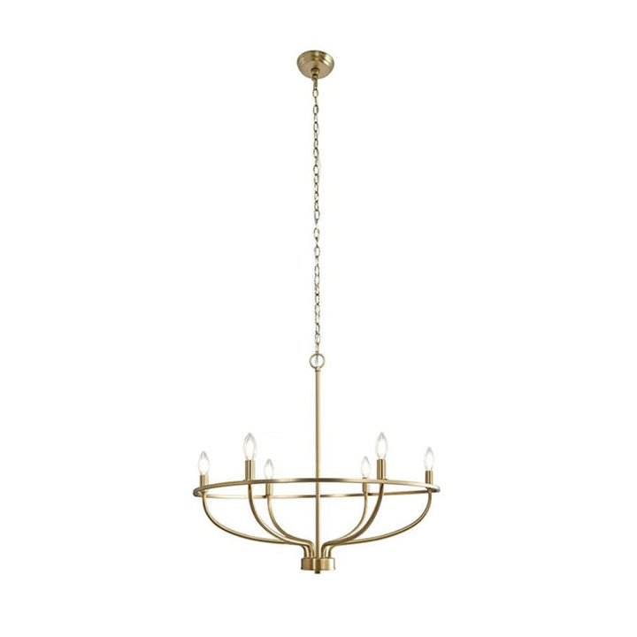 Aurinella lampadario in ottone Oro Candelabra