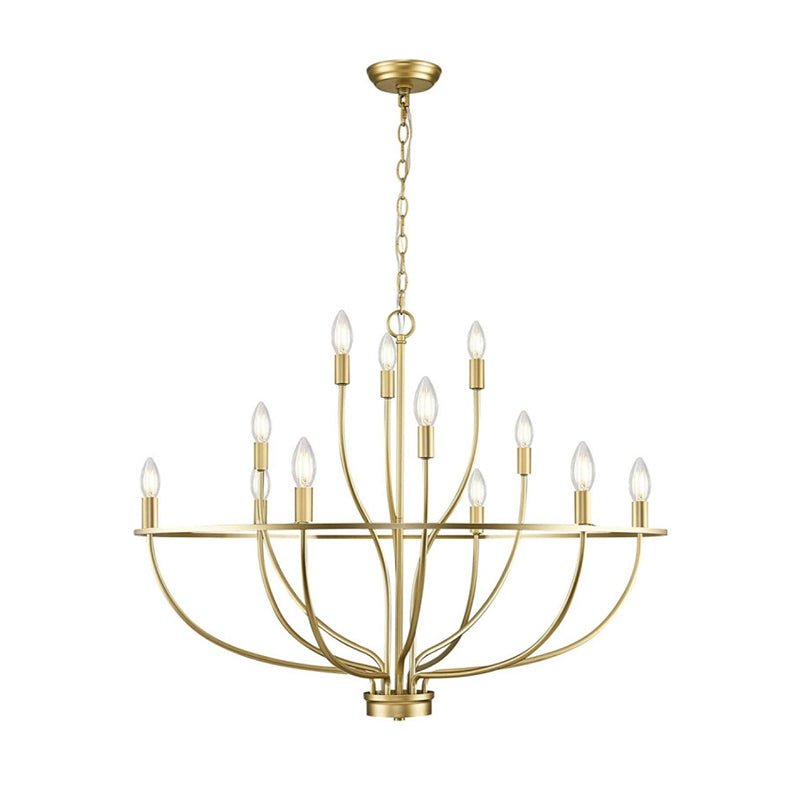 Aurinella lampadario in ottone Oro Candelabra