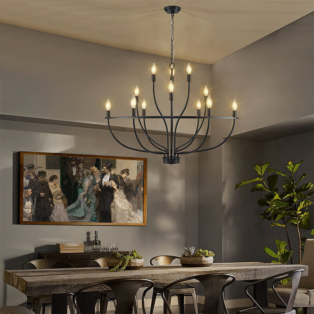Aurinella lampadario in ottone Oro Candelabra