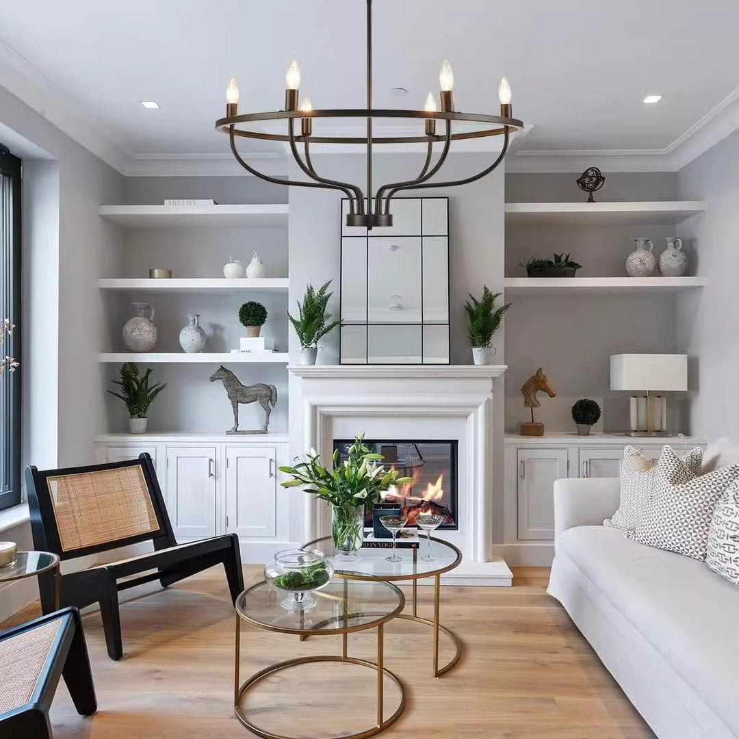 Aurinella lampadario in ottone Oro Candelabra