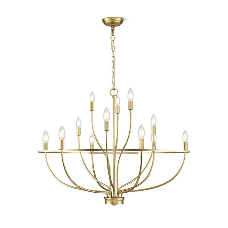 Aurinella lampadario in ottone Oro Candelabra