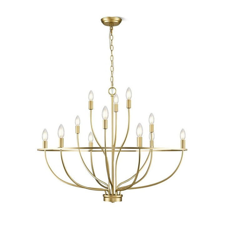 Aurinella lampadario in ottone Oro Candelabra