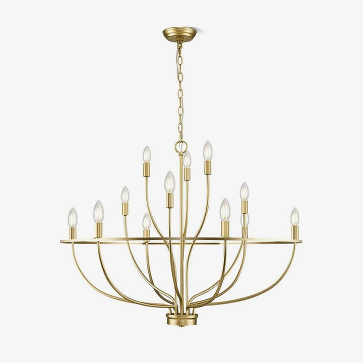 Aurinella lampadario in ottone Oro Candelabra