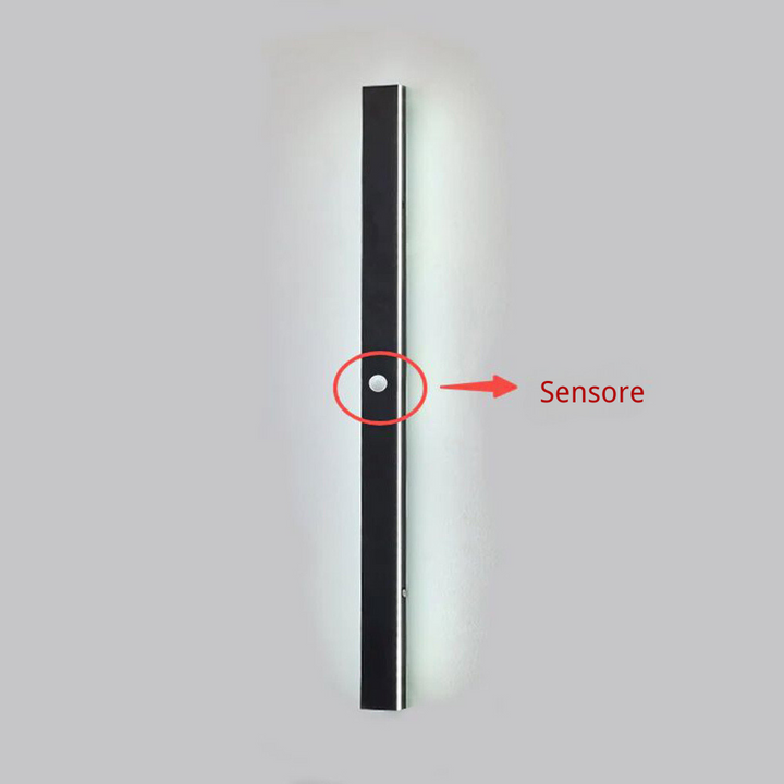 Ray Applique da Esterni Metallo Lineare Balcone Terrazza Minimalista