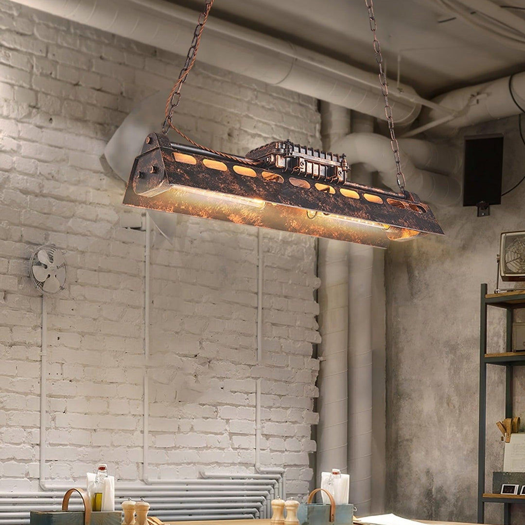 Epoch Lampadario Industriale Steampunk da Interno