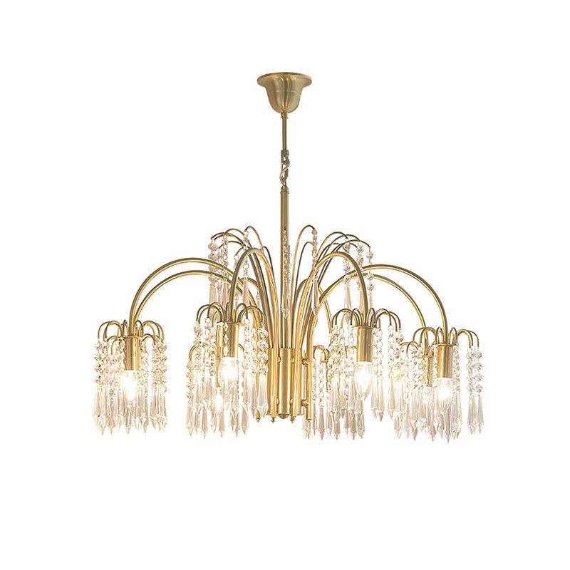 Selorora lampadario Cristallo Isla Dawn Regal Oro