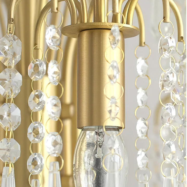Selorora lampadario Cristallo Isla Dawn Regal Oro