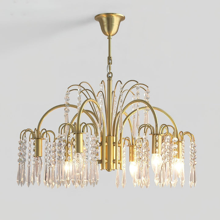 Selorora lampadario Cristallo Isla Dawn Regal Oro