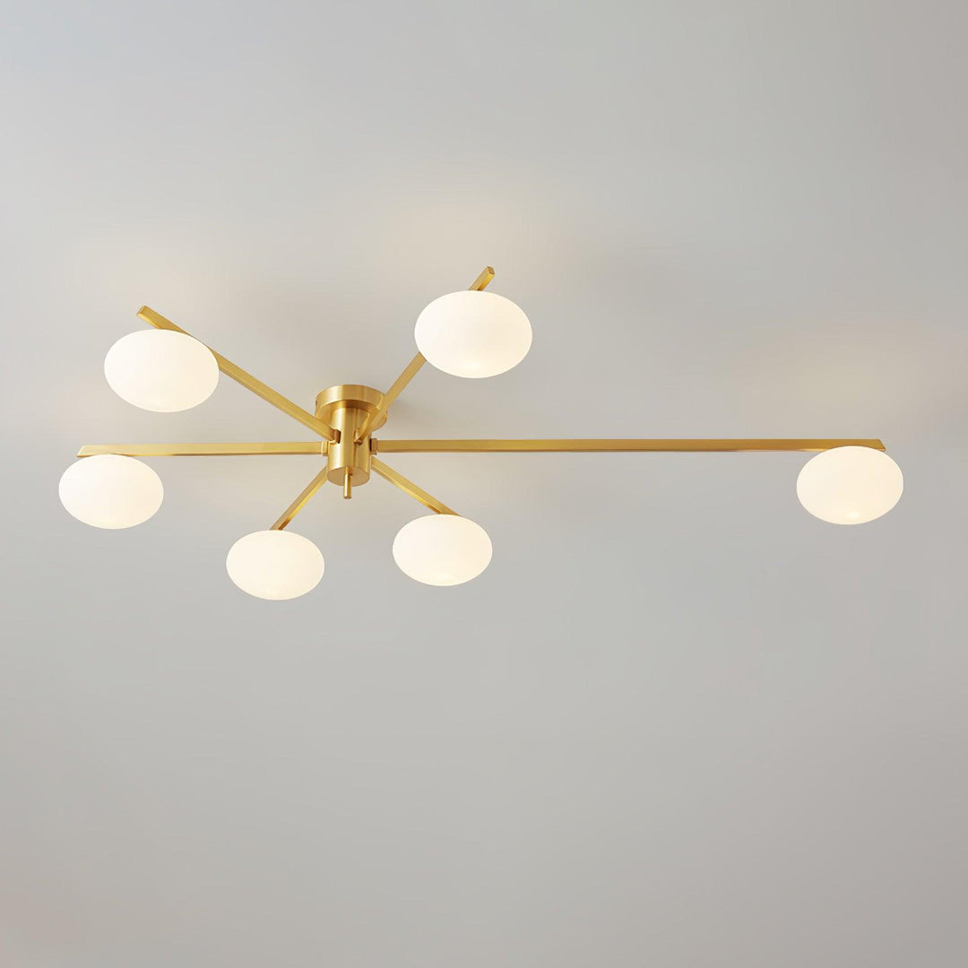 Valentina Lampada da Soffitto Moderna in Vetro Nero