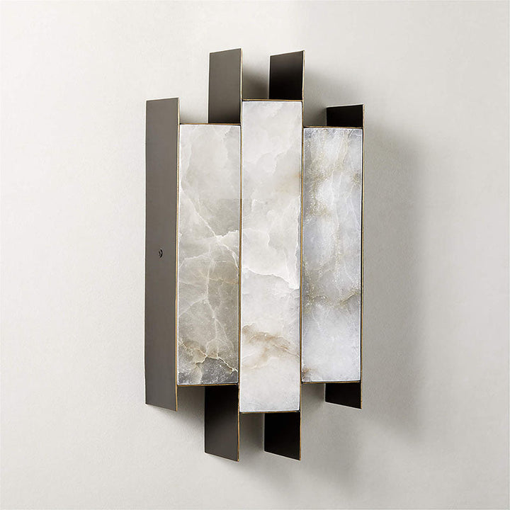 Vavynor Individual Creativity Brass Alabaster Wall Lamp - Lamp Copper