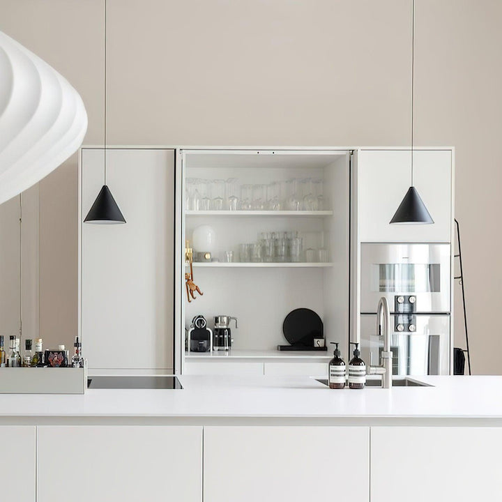 Pendant Light Black Cone Shade Industrial - Letslighting