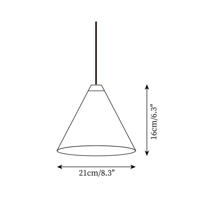 Pendant Light Black Cone Shade Industrial - Letslighting