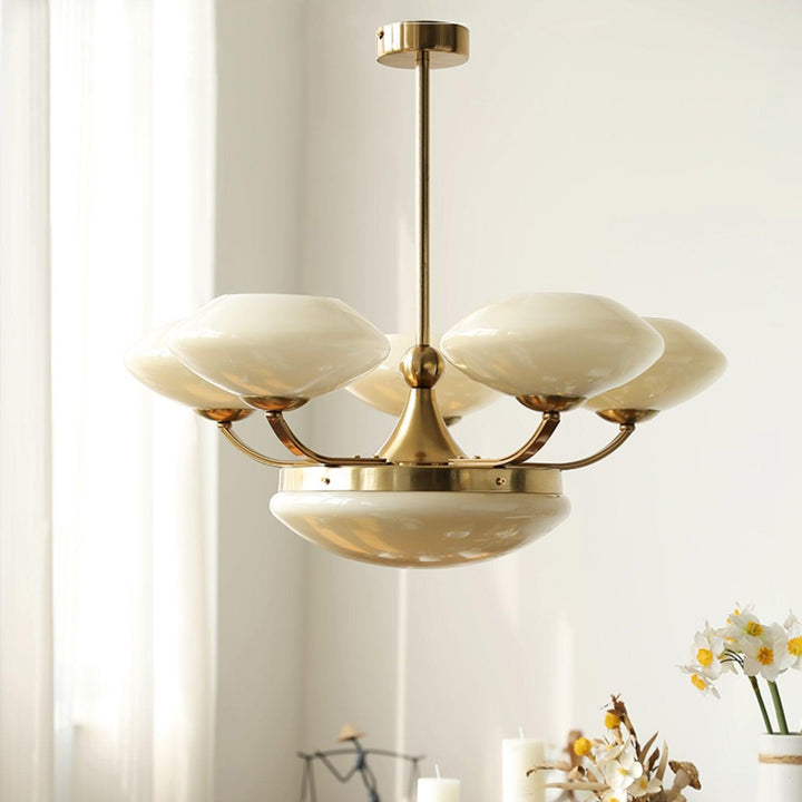 Velaira lampadario classico in vetro