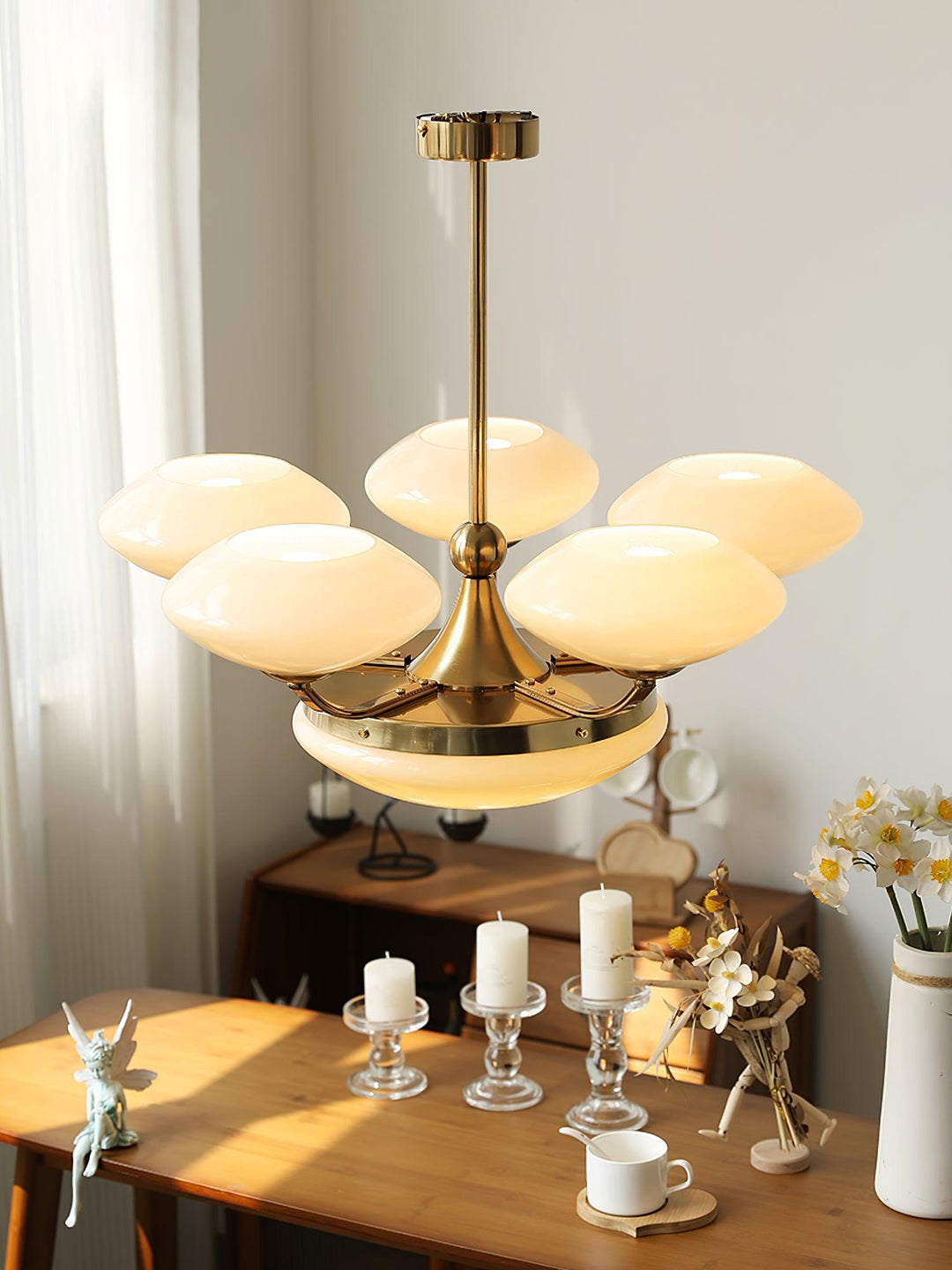 Velaira lampadario classico in vetro