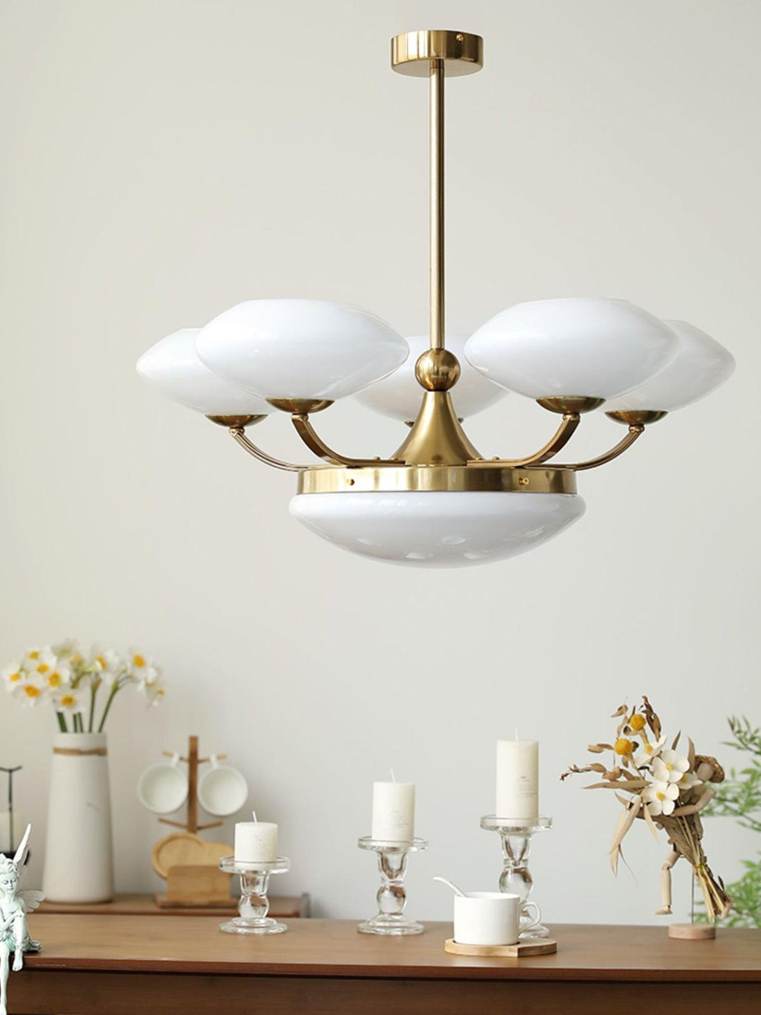 Velaira lampadario classico in vetro