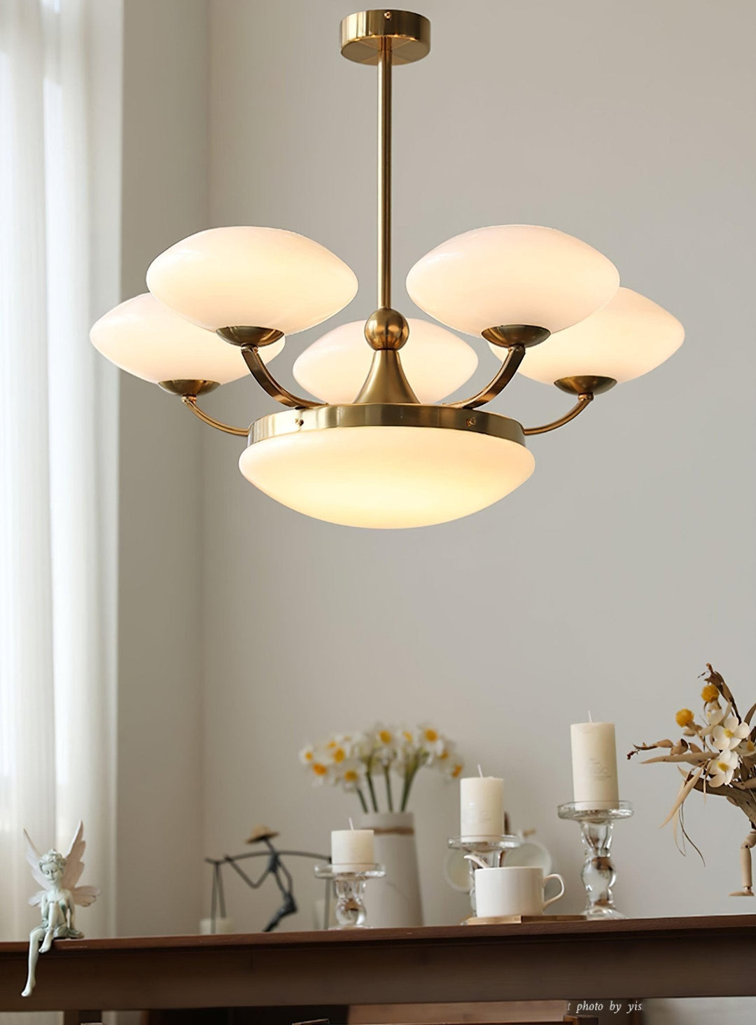 Velaira lampadario classico in vetro