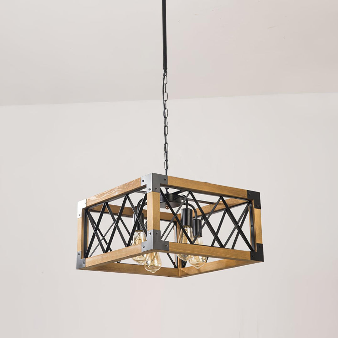 Grid lampadario Rettangolare per Isola da Cucina
