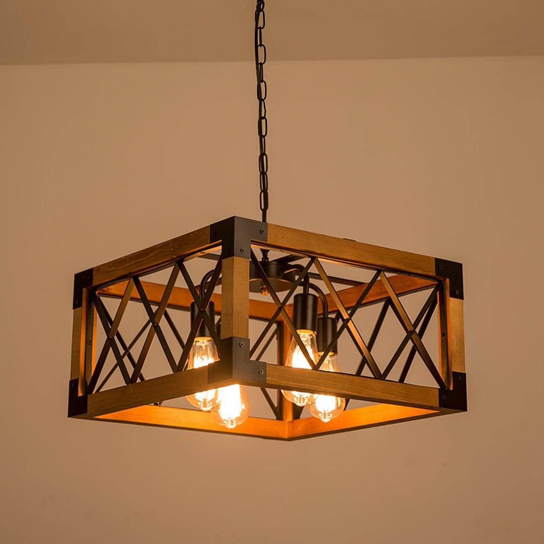 Grid lampadario Rettangolare per Isola da Cucina