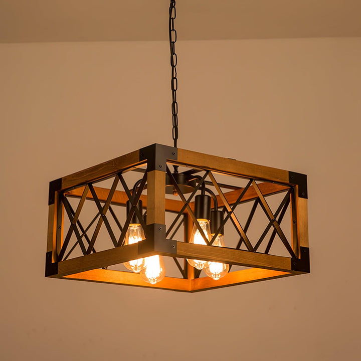 Grid lampadario Rettangolare per Isola da Cucina