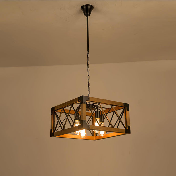 Grid lampadario Rettangolare per Isola da Cucina