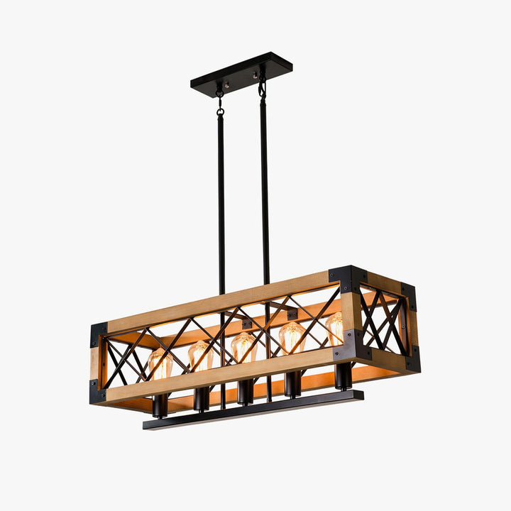 Grid lampadario Rettangolare per Isola da Cucina
