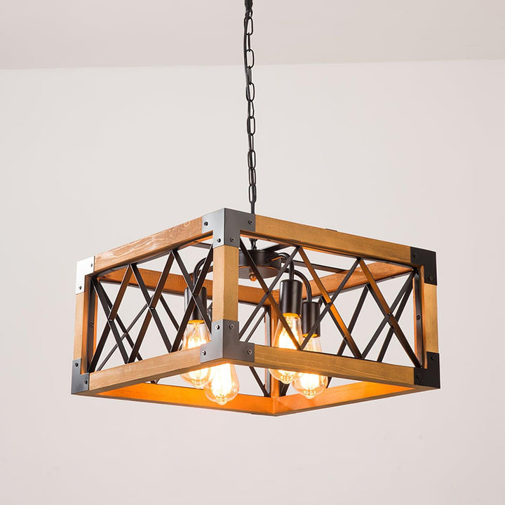 Grid lampadario Rettangolare per Isola da Cucina