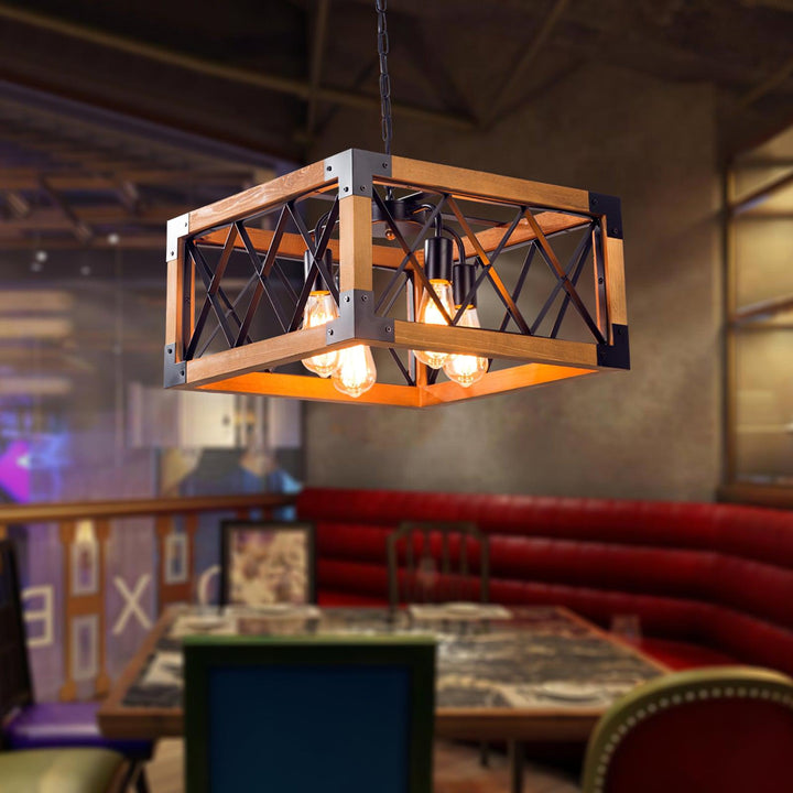 Grid lampadario Rettangolare per Isola da Cucina