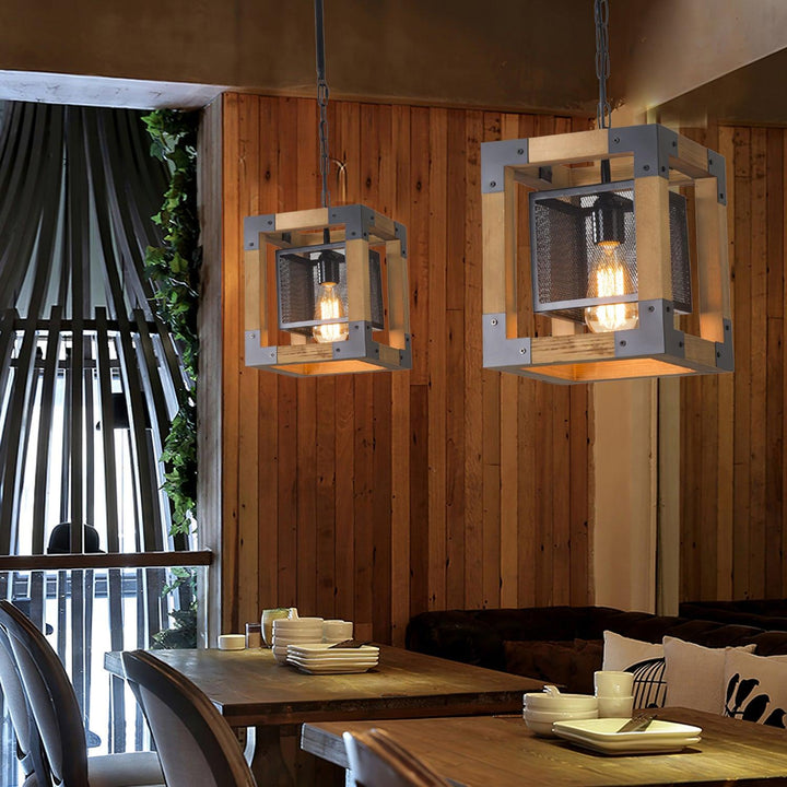 Grid lampadario Rettangolare per Isola da Cucina