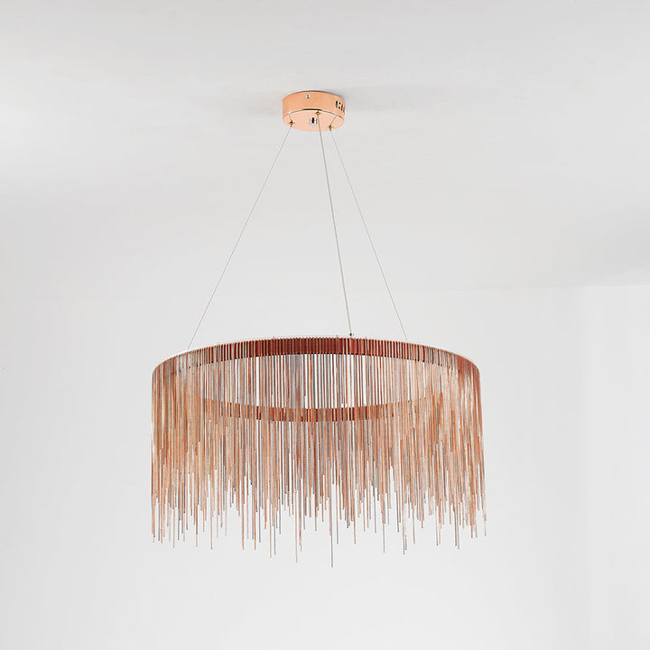 Arisha Lusso LED Lampada a Sospensione Catena Nappa