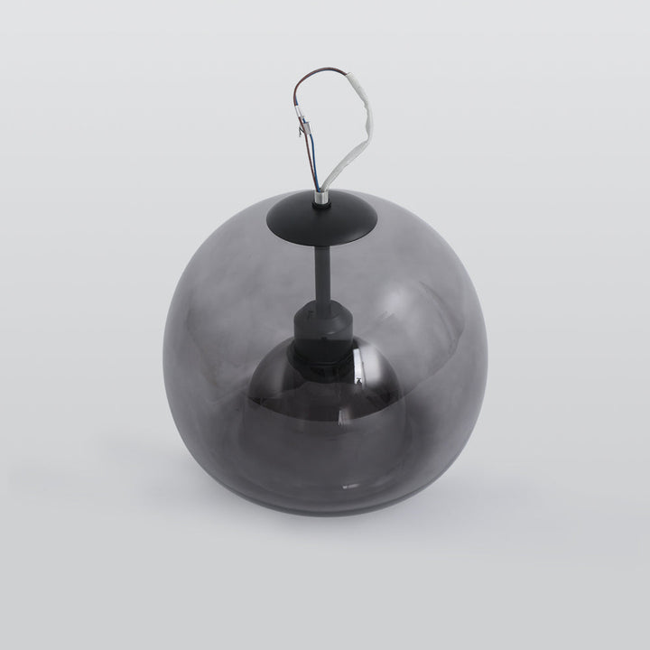 Arisha Moderno LED Lampade a Sospensione Cupola Vetro Oro/Nero Trasparente