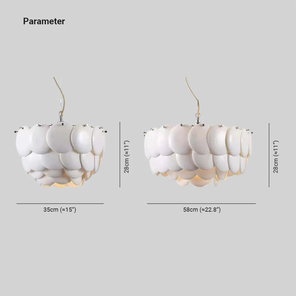 Arisha Bellissimo Moderno LED Germoglio Lampadari Bianco Arte Deco Foglia Ceramica Metallo Soggiorno/Camera da Letto